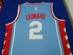 NBA 2 Leonard Clippers Maillot Retro brodé